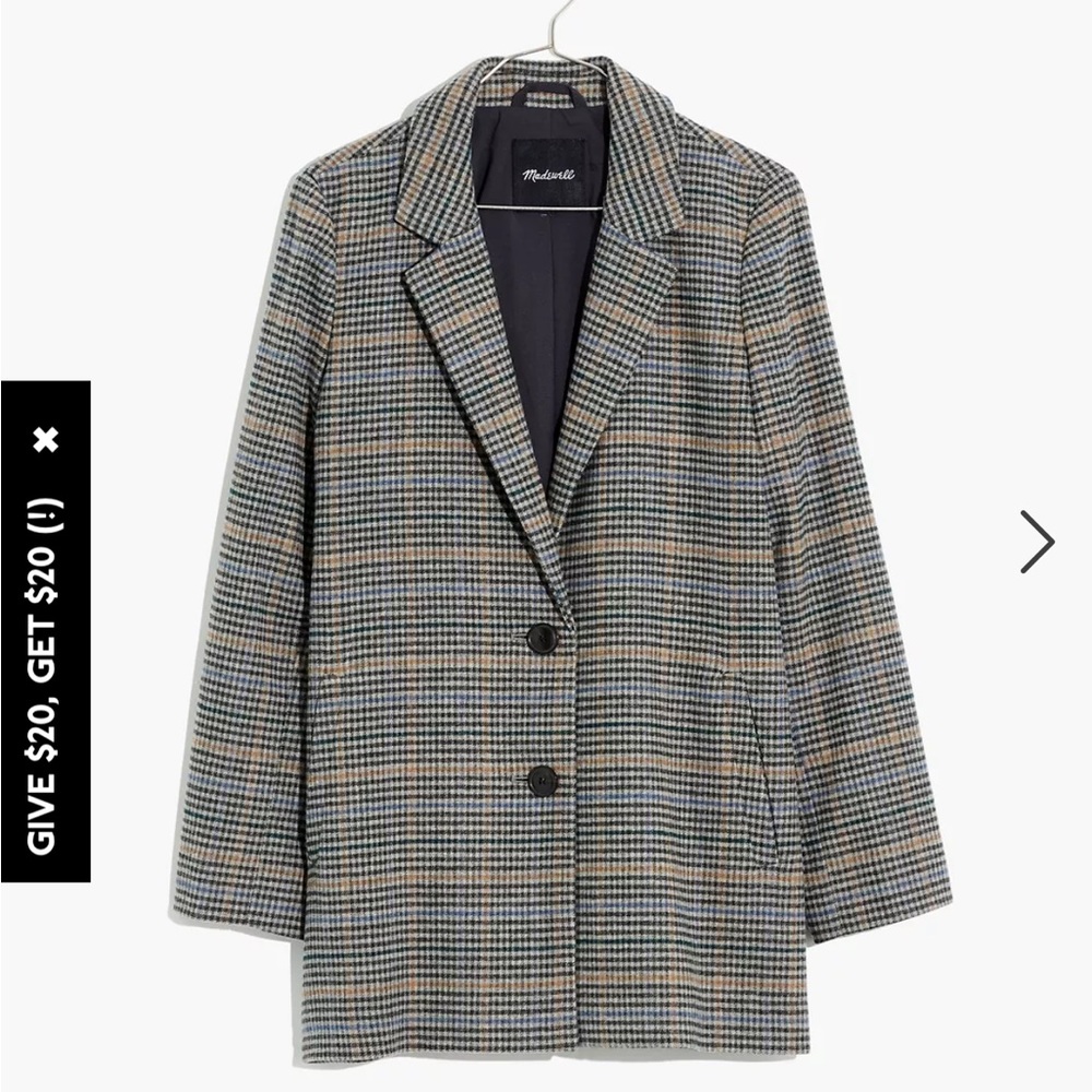 Madewell Dorset Womens Blazer Size Large